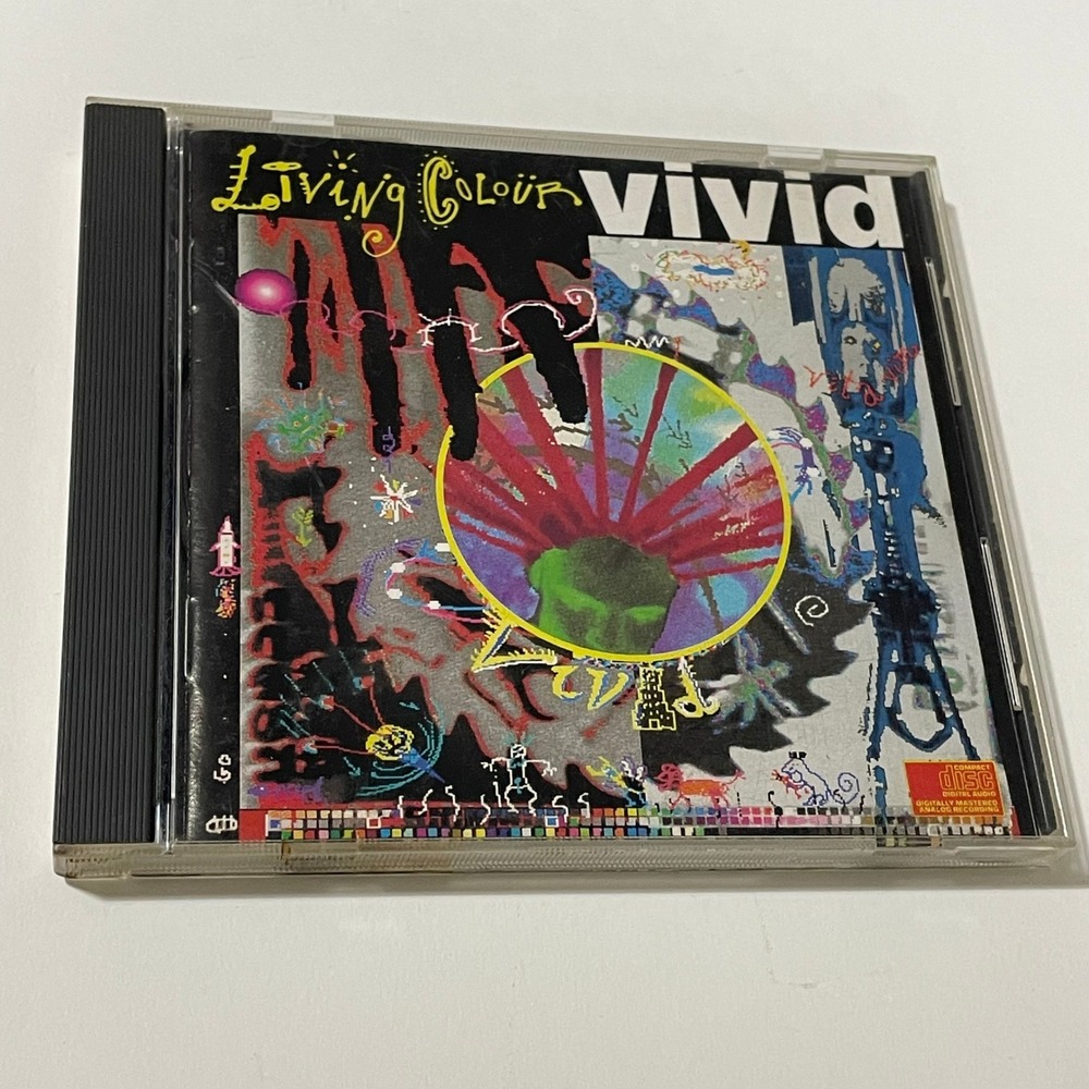 Living Colour Vivid CD 1988 Epic Records Cult of Personality Rock Funk Metal